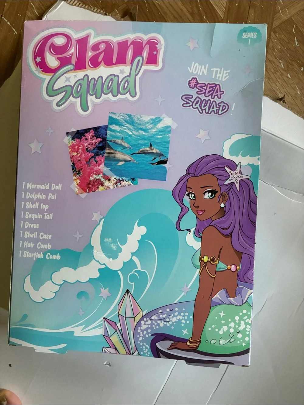 Glam Squad 2 You Pacifica Mermaid Doll – Purple Hair, Teal Outfit
